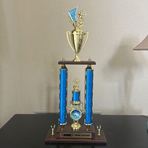 Trophy for Swimmers.